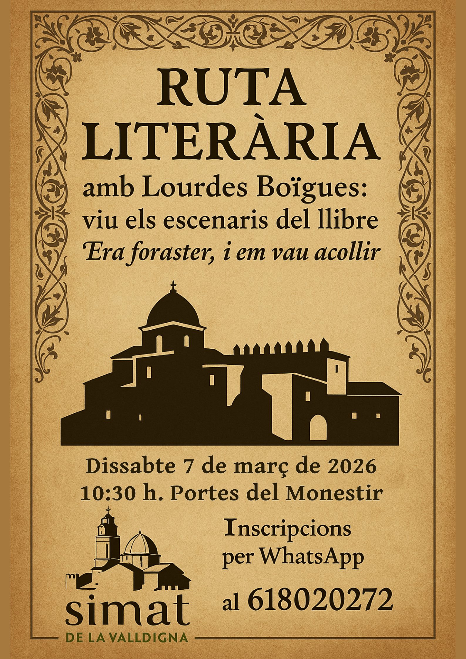 RUTA LITERÀRIA L. BOÏGUES 7 03 26