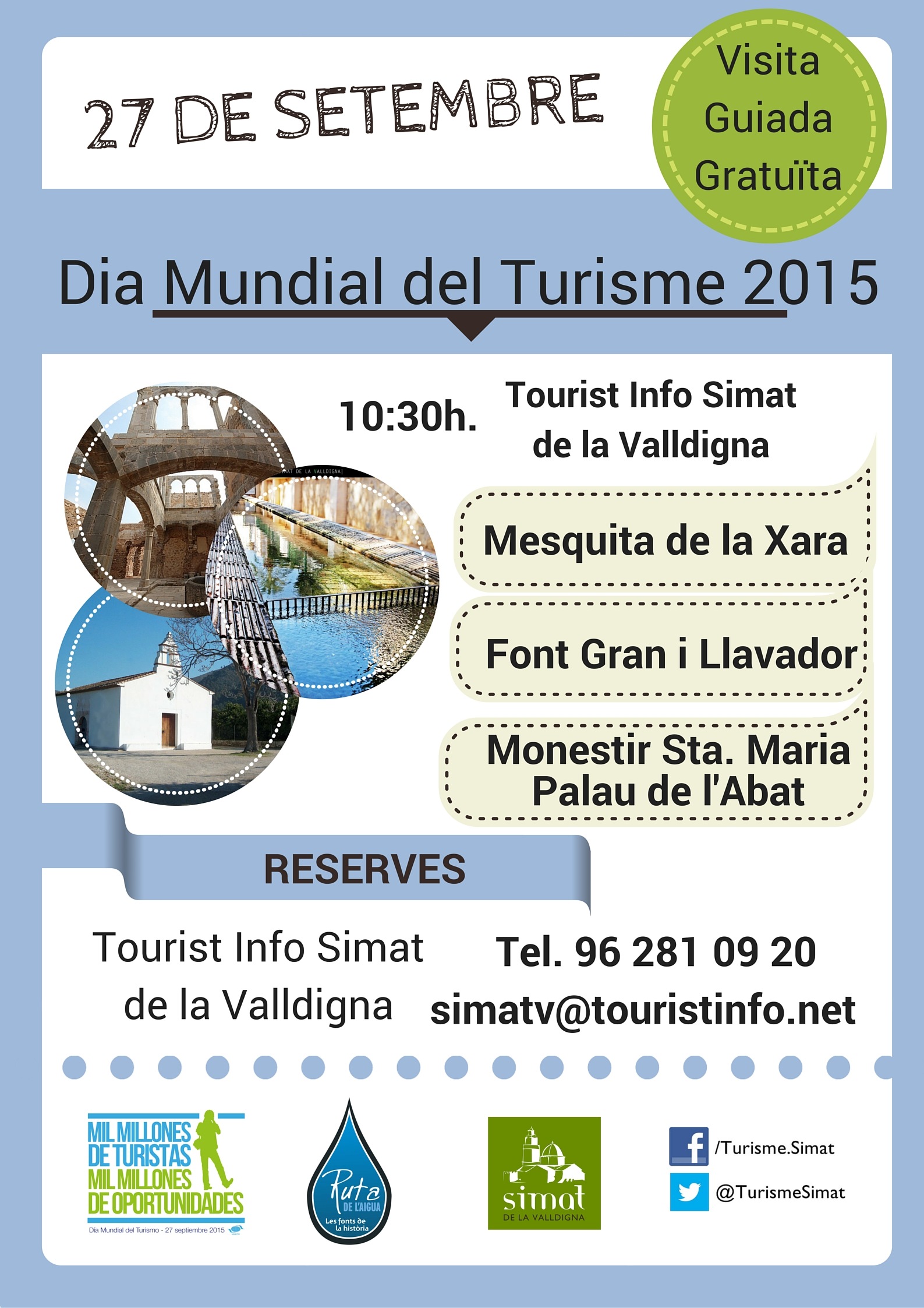 Dia Mundial del Turisme 2015
